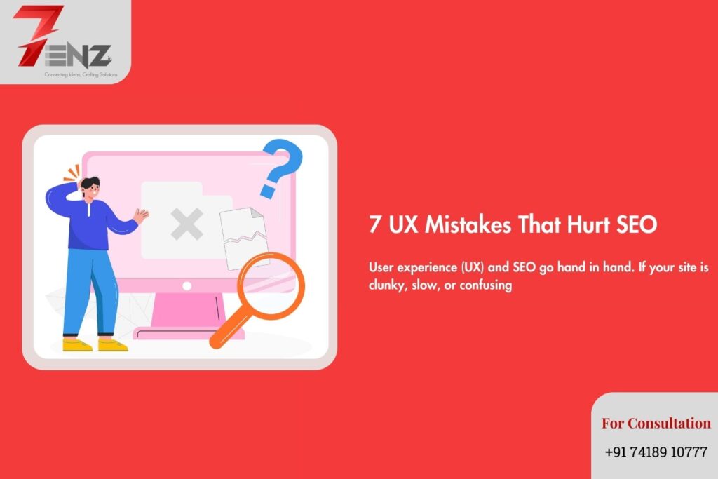 UX and SEO mistakes in Thanjavur websites